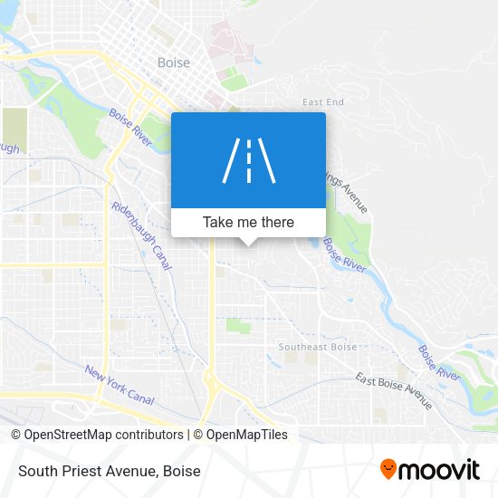 Mapa de South Priest Avenue