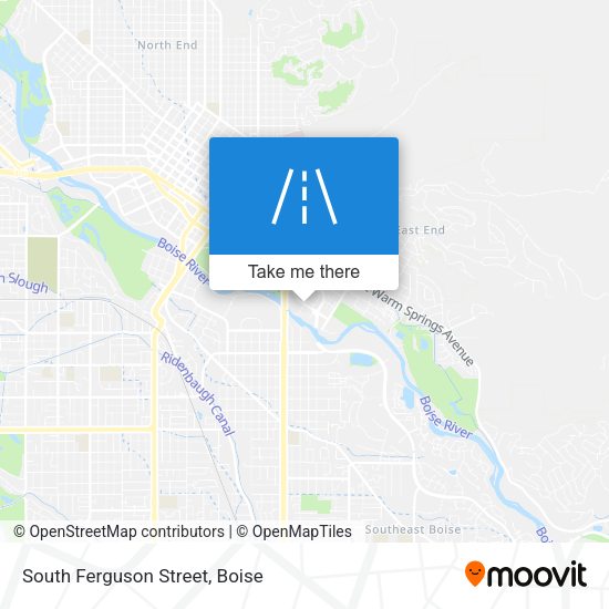 Mapa de South Ferguson Street