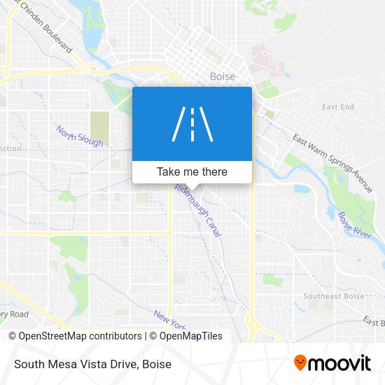 South Mesa Vista Drive map