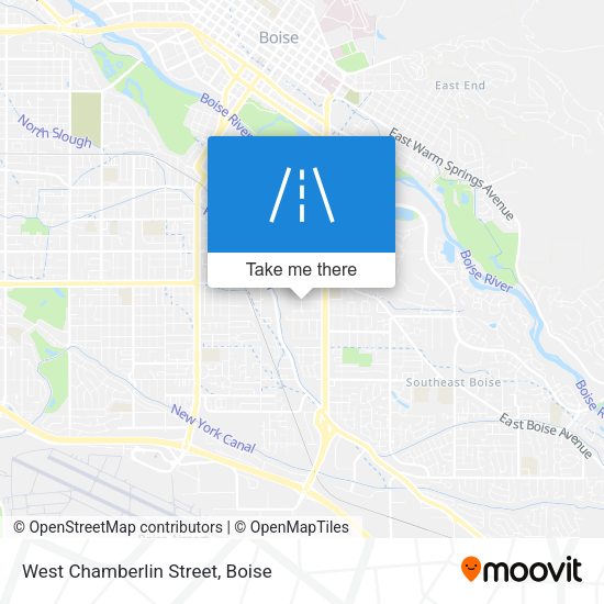 West Chamberlin Street map