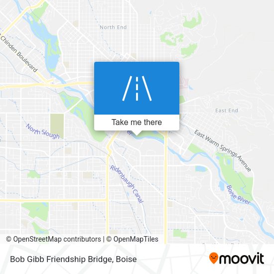 Mapa de Bob Gibb Friendship Bridge