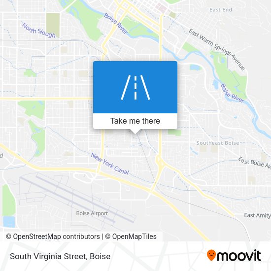 South Virginia Street map