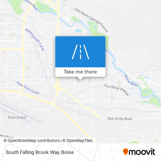 South Falling Brook Way map