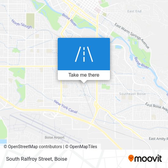 Mapa de South Ralfroy Street