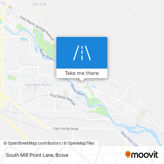 South Mill Point Lane map