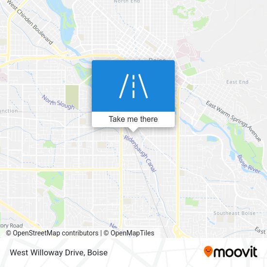 West Willoway Drive map