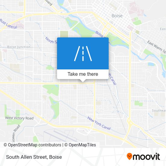 Mapa de South Allen Street