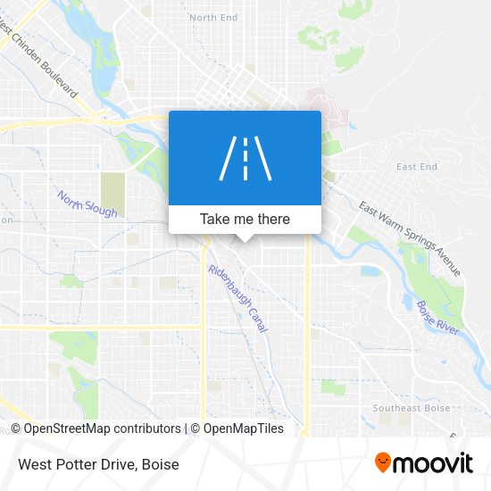 Mapa de West Potter Drive