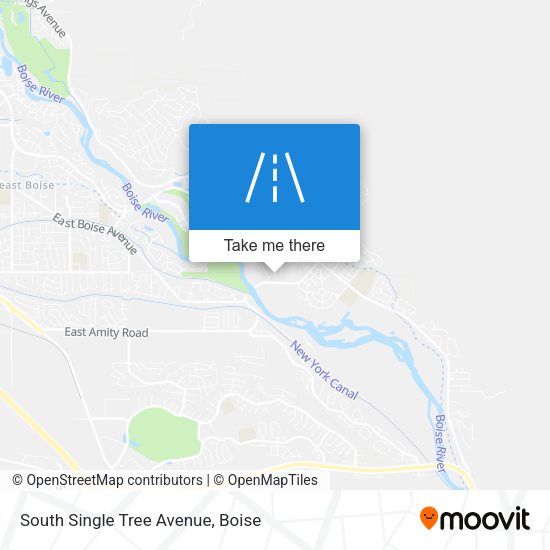 South Single Tree Avenue map
