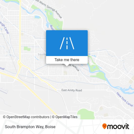 Mapa de South Brampton Way