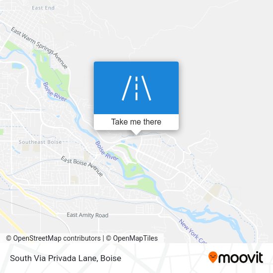 South Via Privada Lane map