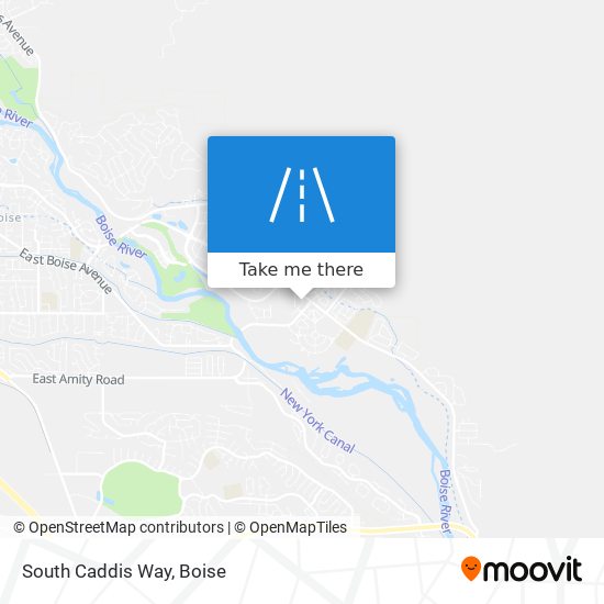 South Caddis Way map