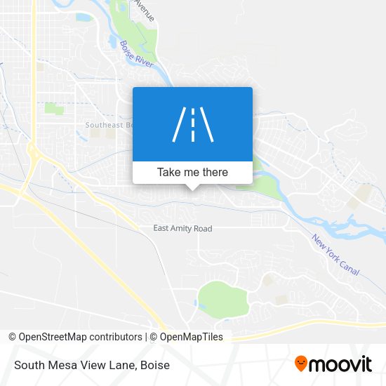 Mapa de South Mesa View Lane