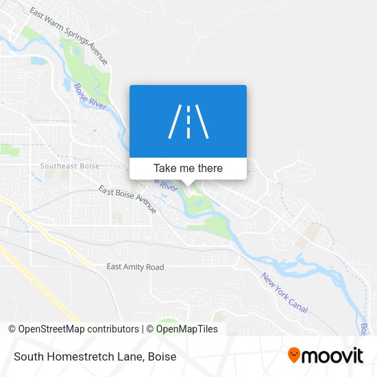 Mapa de South Homestretch Lane