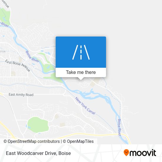 Mapa de East Woodcarver Drive
