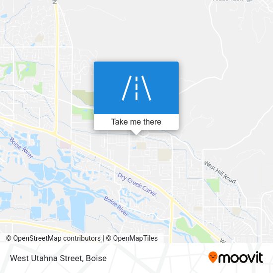 West Utahna Street map