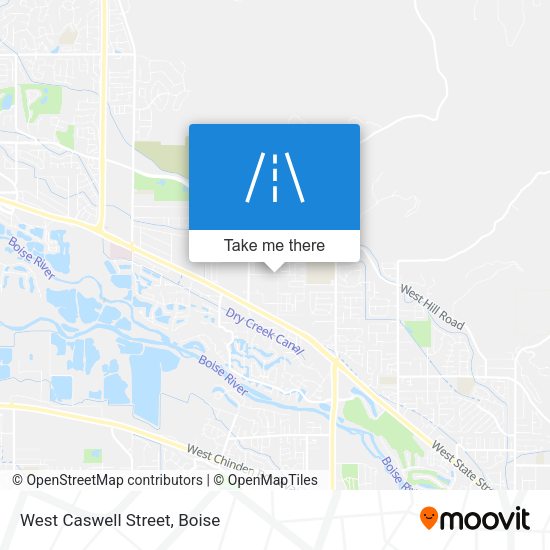 Mapa de West Caswell Street