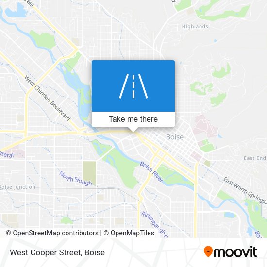 Mapa de West Cooper Street