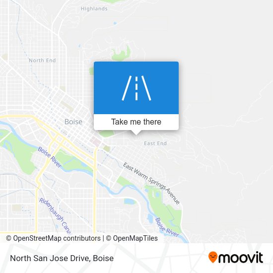 North San Jose Drive map