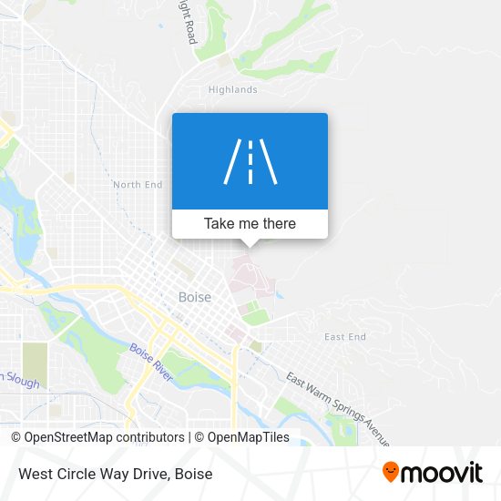 Mapa de West Circle Way Drive