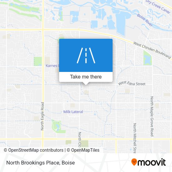 North Brookings Place map