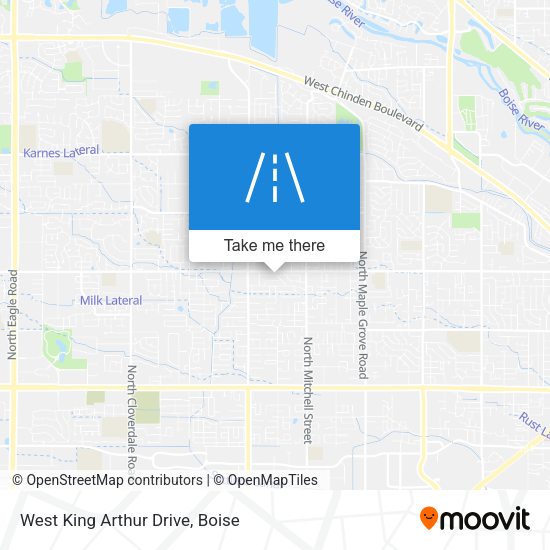 Mapa de West King Arthur Drive