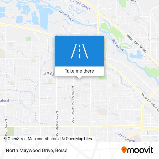 Mapa de North Maywood Drive