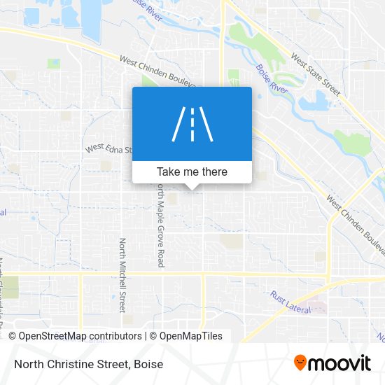 Mapa de North Christine Street