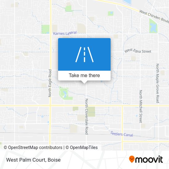 Mapa de West Palm Court