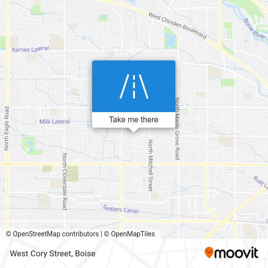 Mapa de West Cory Street