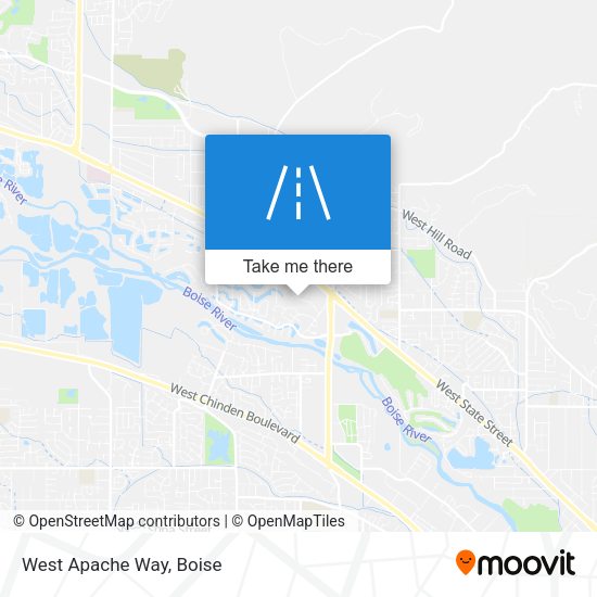 West Apache Way map