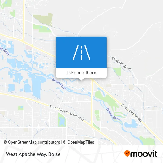 West Apache Way map