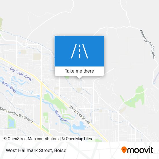 West Hallmark Street map