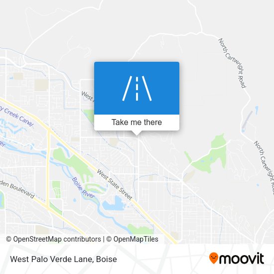 Mapa de West Palo Verde Lane