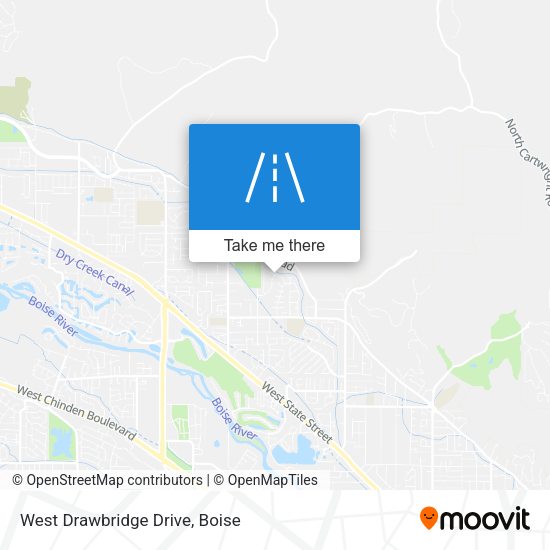Mapa de West Drawbridge Drive