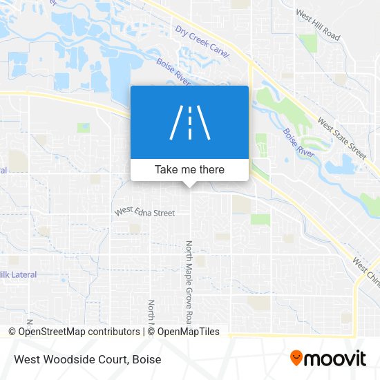 Mapa de West Woodside Court