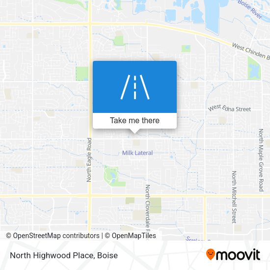 North Highwood Place map