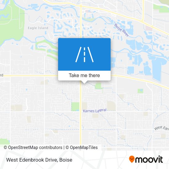 West Edenbrook Drive map
