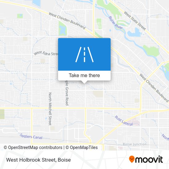 West Holbrook Street map