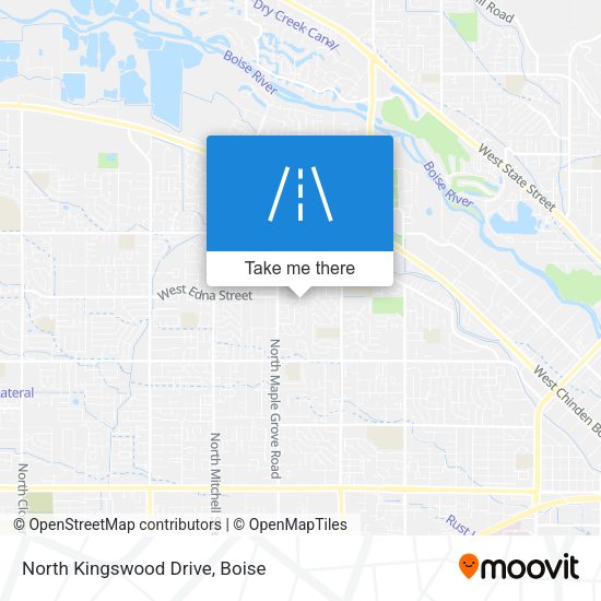 North Kingswood Drive map