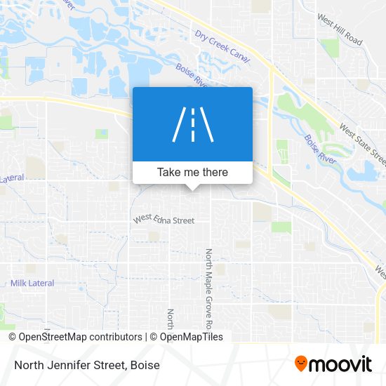 Mapa de North Jennifer Street