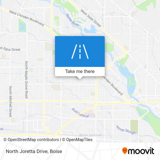 North Joretta Drive map