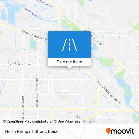Mapa de North Rampart Street