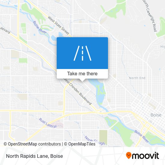 Mapa de North Rapids Lane