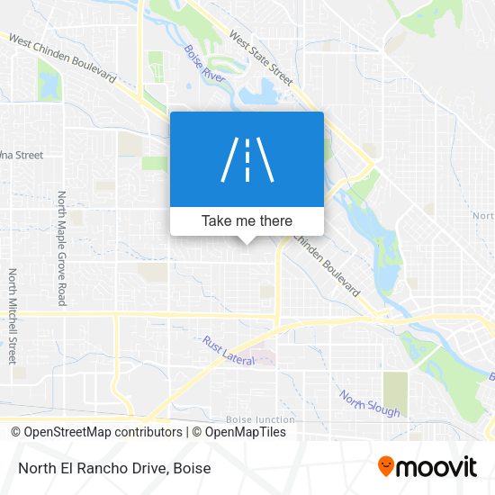 Mapa de North El Rancho Drive