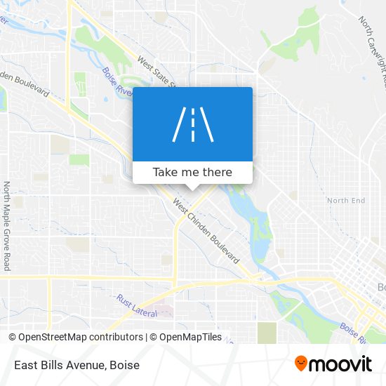 Mapa de East Bills Avenue