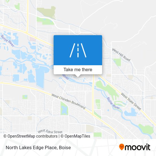 Mapa de North Lakes Edge Place