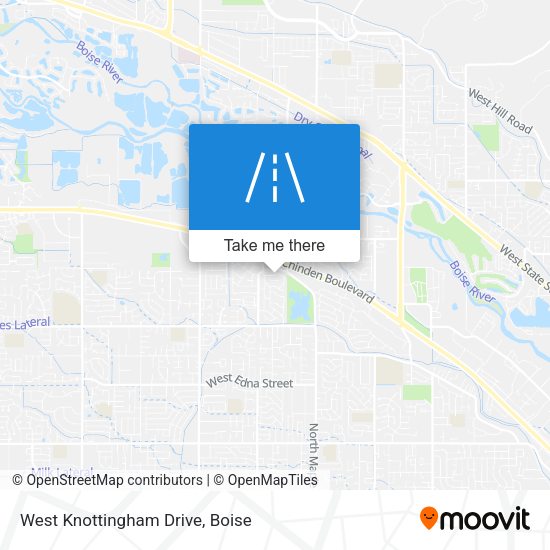 West Knottingham Drive map