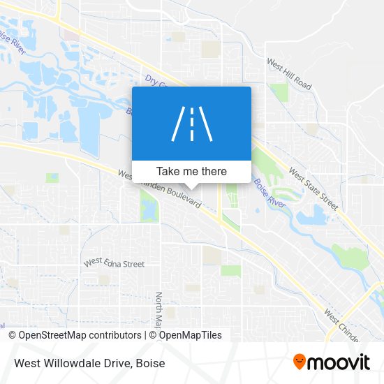 West Willowdale Drive map