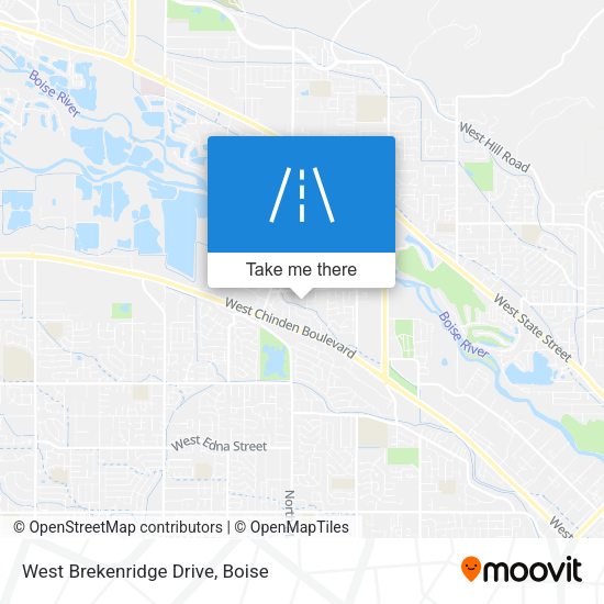 West Brekenridge Drive map